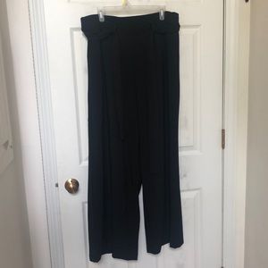 Size 1 Torrid Wide Leg Black Palazzo Pants